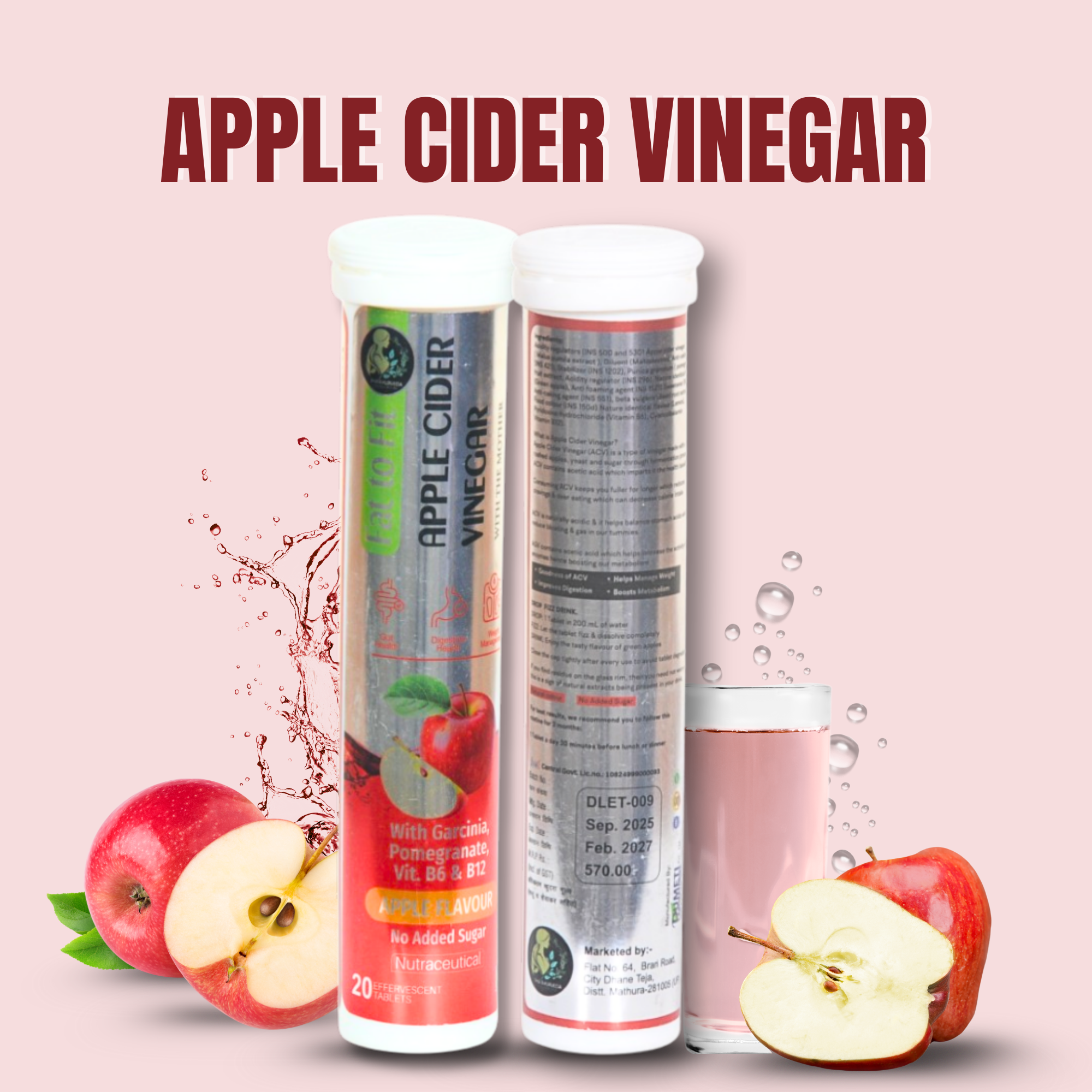 Apple Cider Vinegar Effervescent Pack of 1