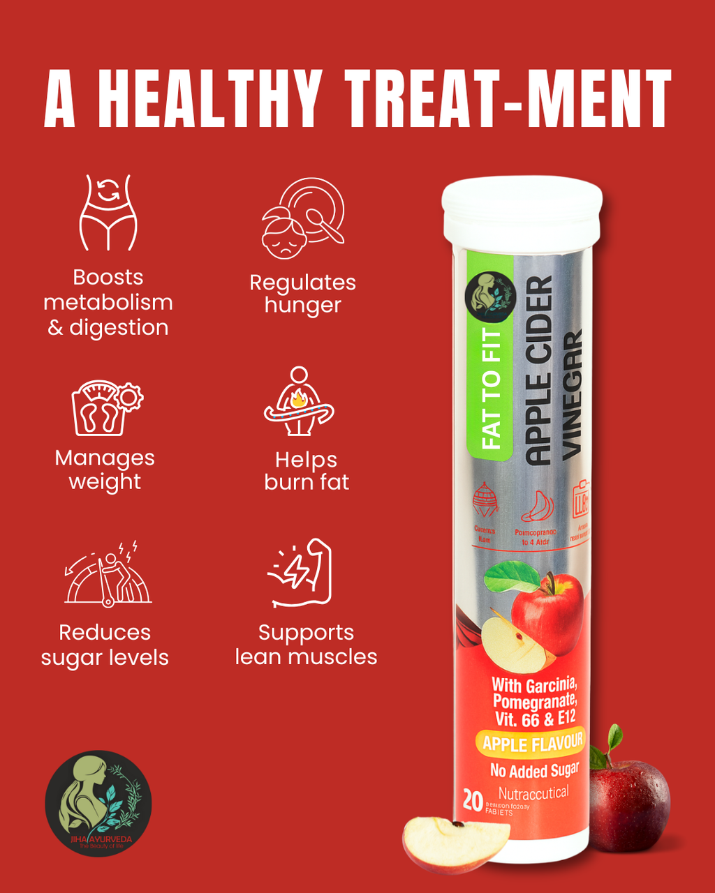 Pack of 6 - Apple Cider Effervescent (2 Month)