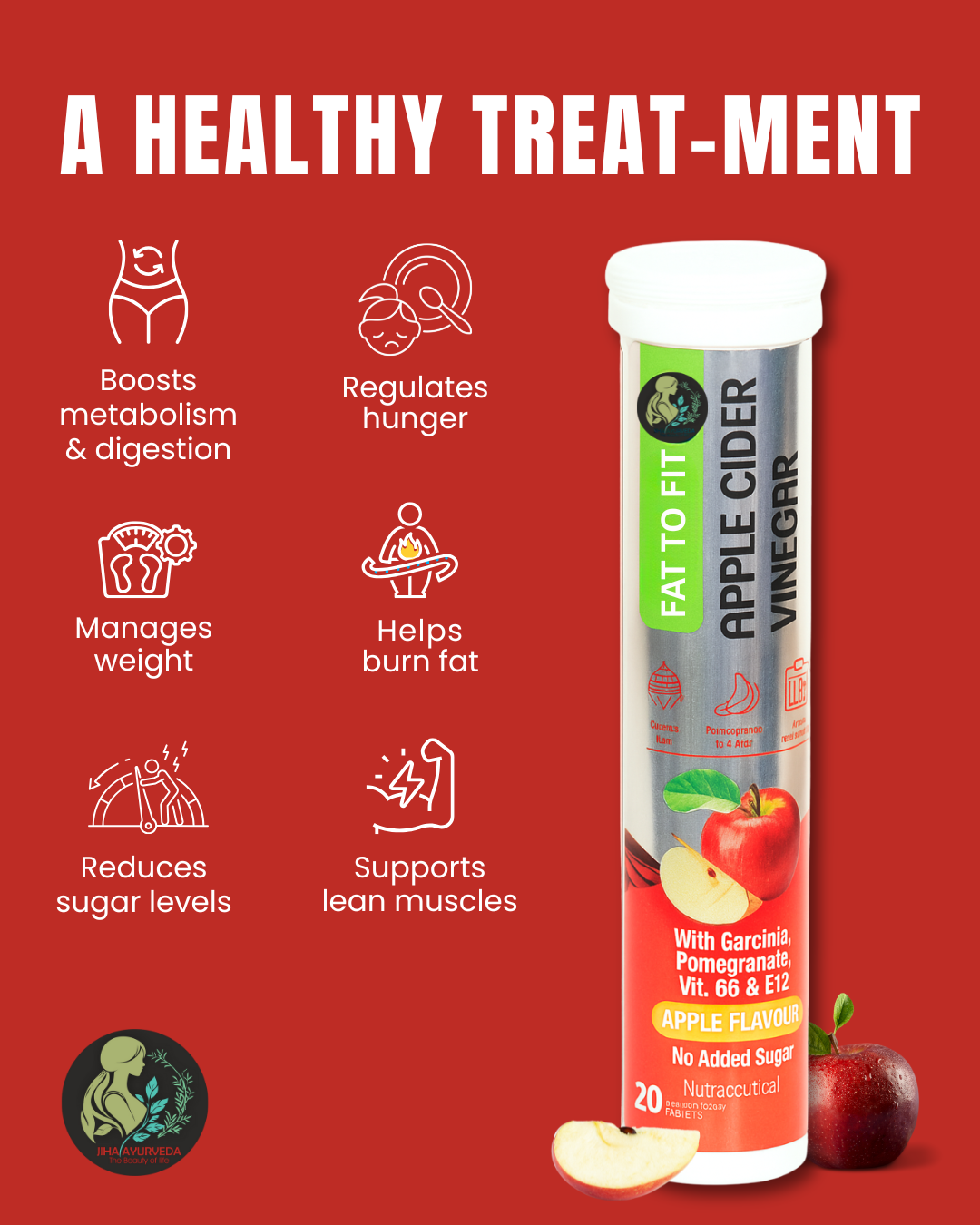 Pack of 3 - Apple Cider Effervescent (1 Month)